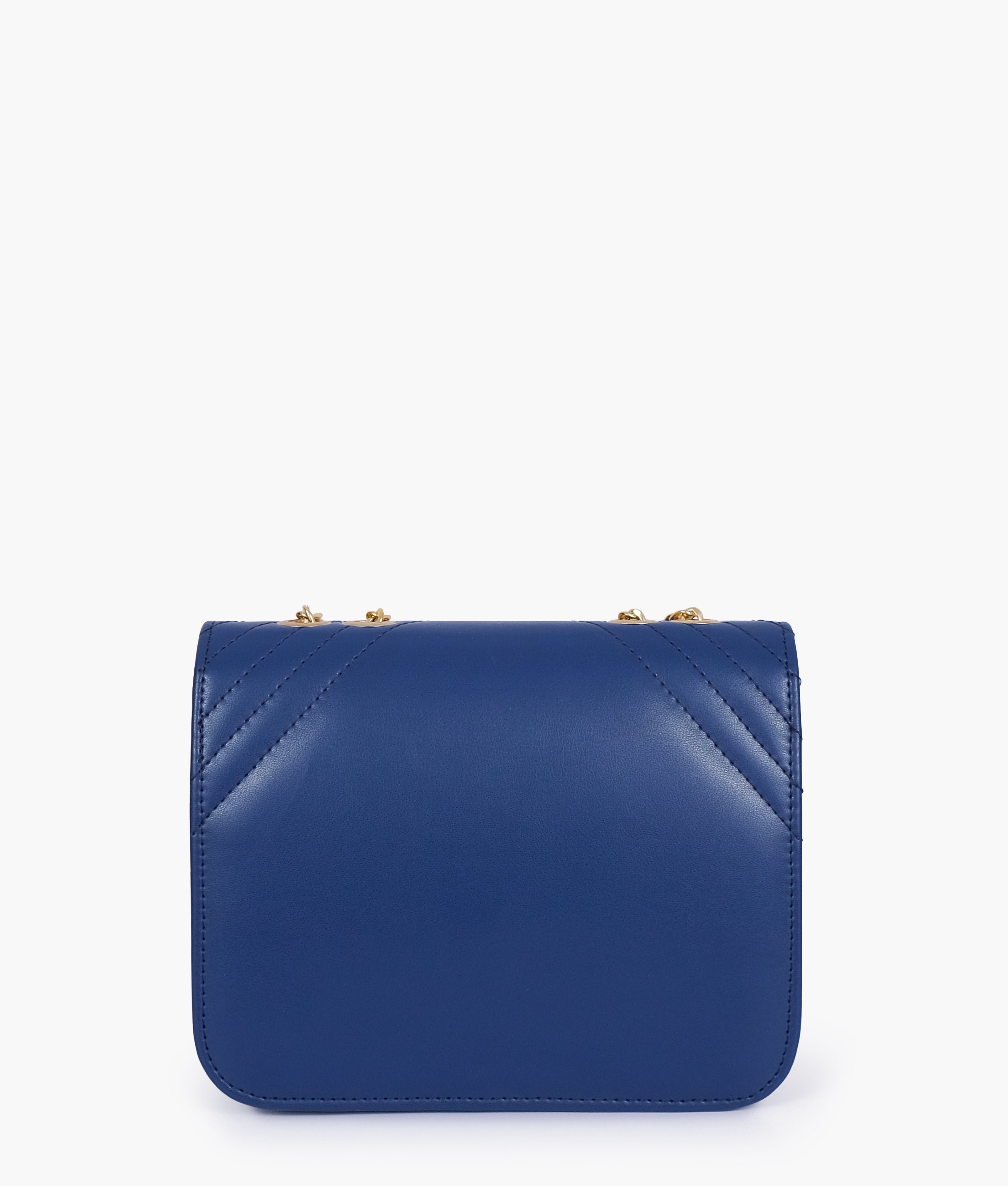 RTW Creation - Blue houndstooth chain cross-body bag