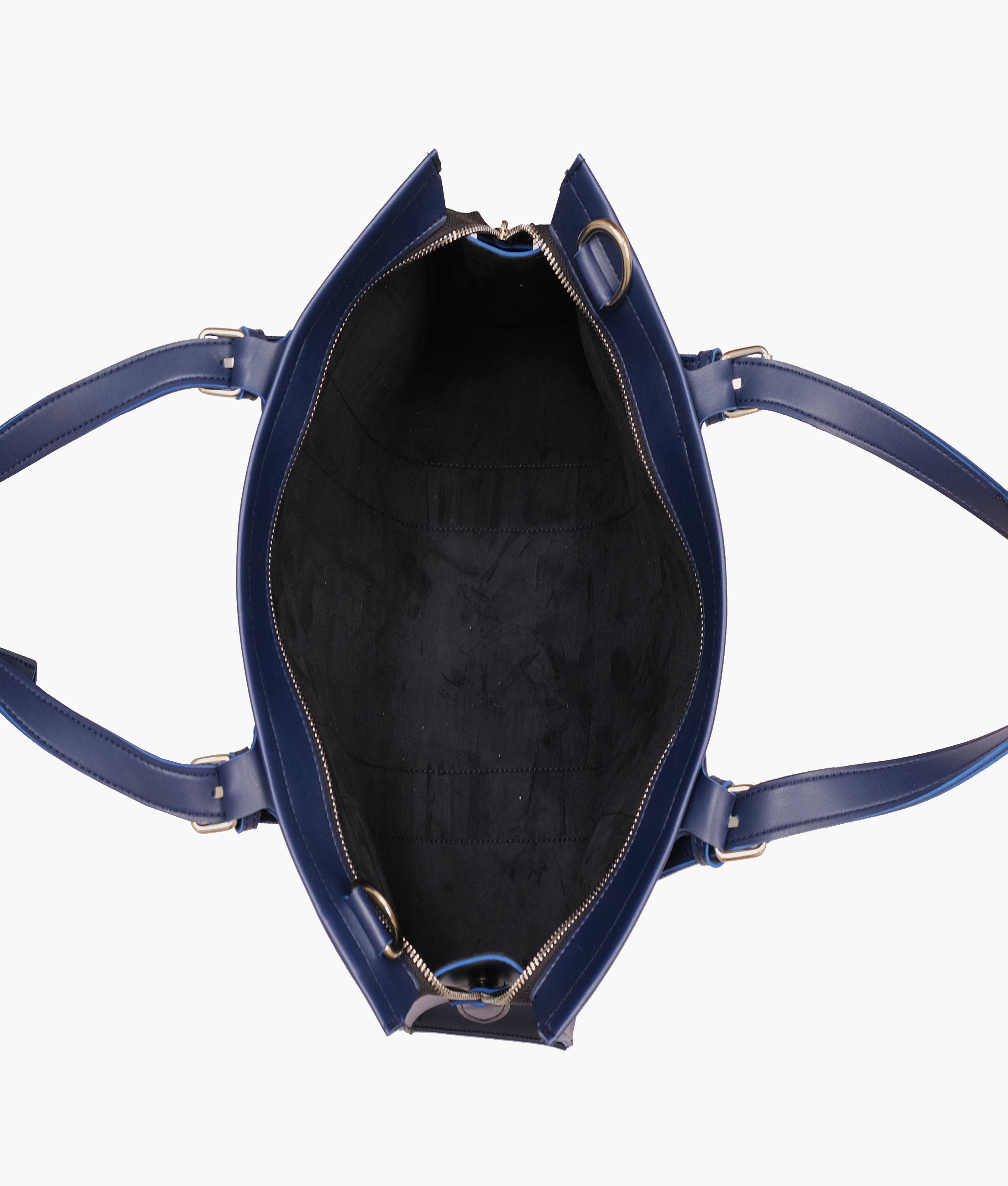 RTW Creation - Blue laptop bag with sleeve