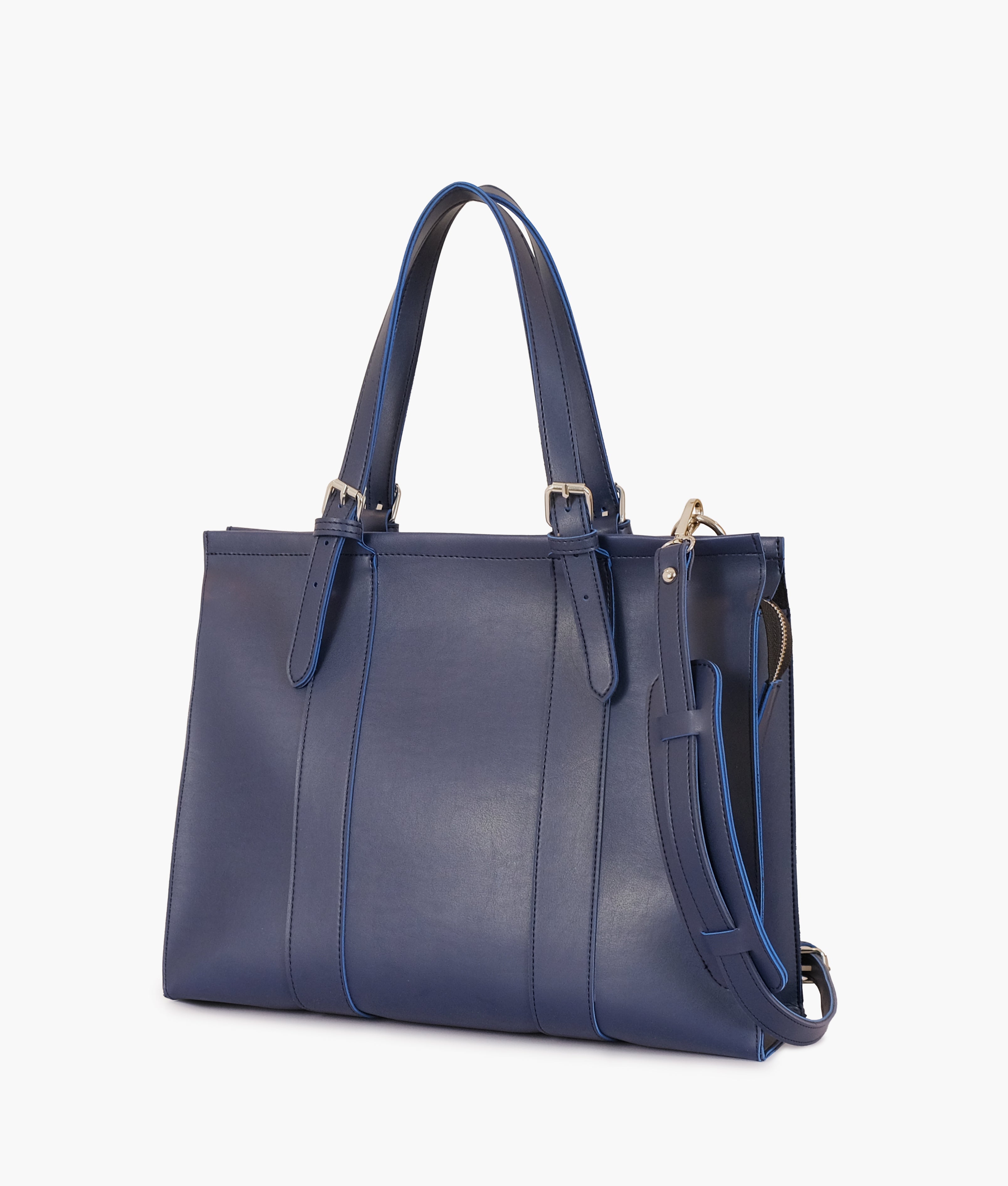 RTW Creation - Blue laptop bag with sleeve