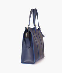 RTW Creation - Blue laptop bag with sleeve
