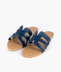 RTW Creation - Blue cutout flats