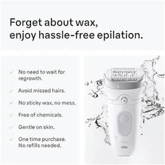 Braun- Silk-epil 7 Epilator with Wide Head for Easy Hair Removal SE7441