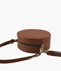 RTW Creation - Brown circle cross-body bag