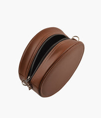 RTW Creation - Brown circle cross-body bag