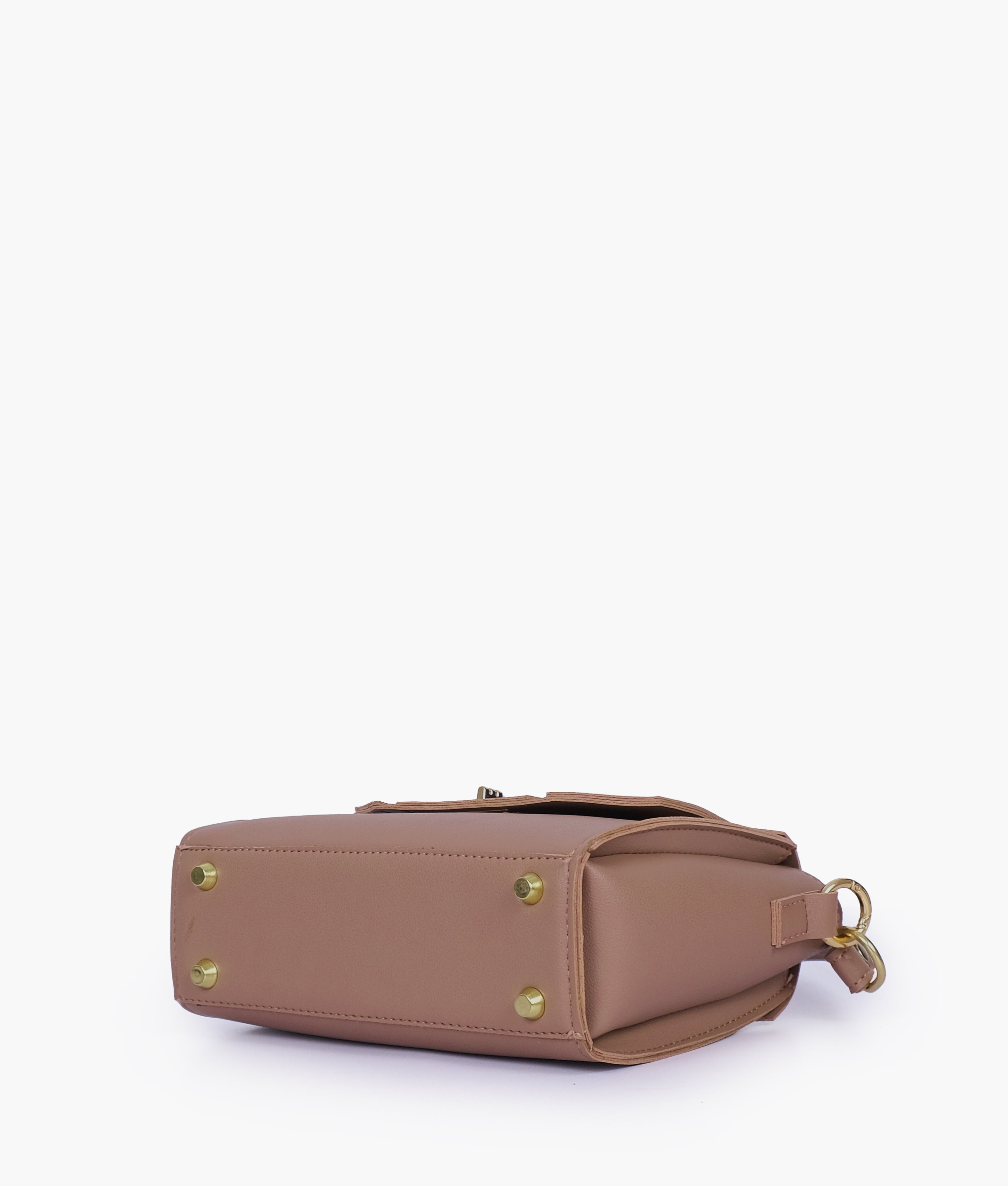 RTW Creation - Brown compact top-handle cross-body bag