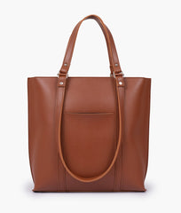 RTW Creation - Brown double-handle tote bag