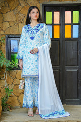 Zara Yamin Stitched 3 Piece Summer Collection-Twilight Pret 3 PCs