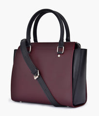 RTW Creation - Burgundy classic top-handle bag