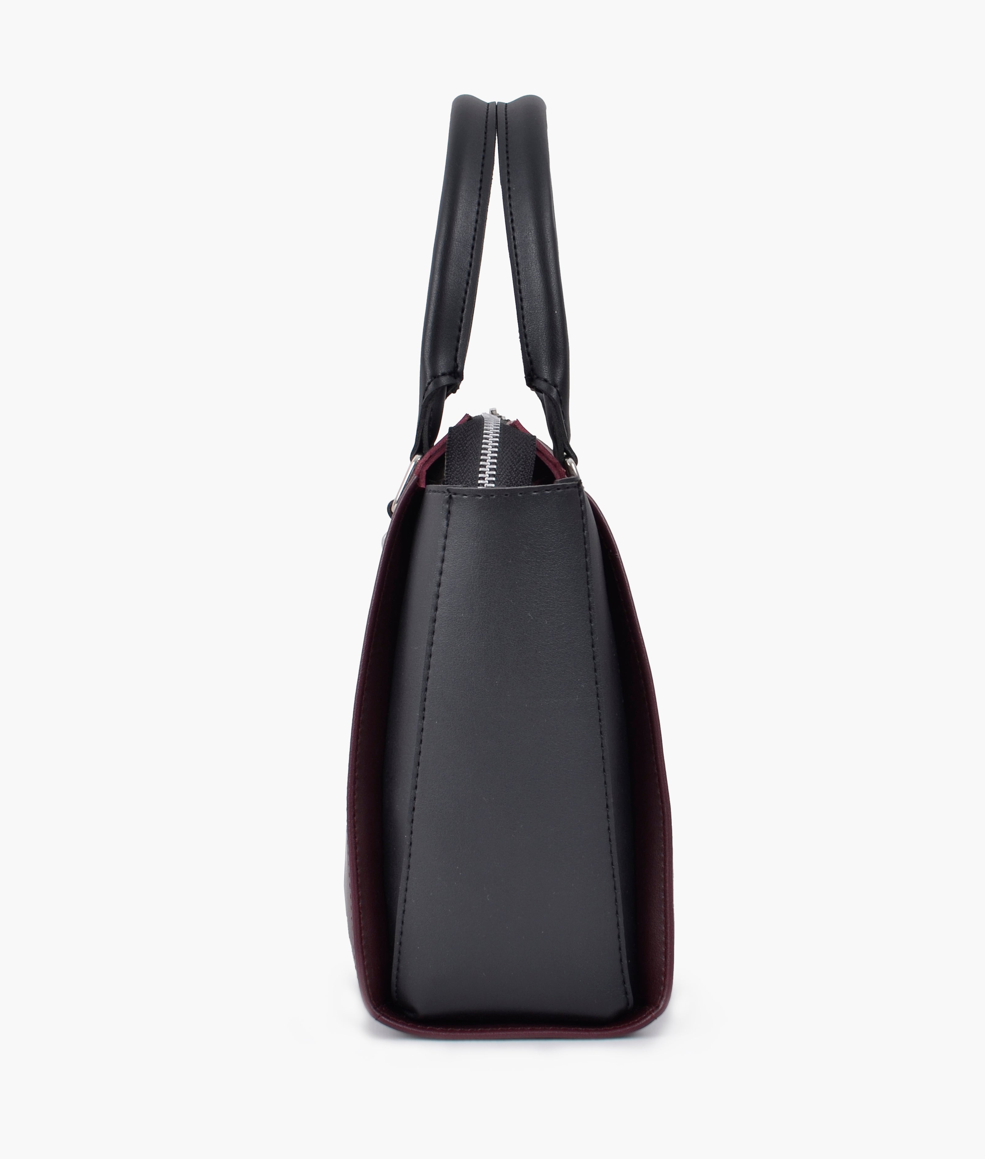 RTW Creation - Burgundy classic top-handle bag