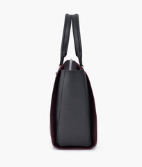 RTW Creation - Burgundy classic top-handle bag