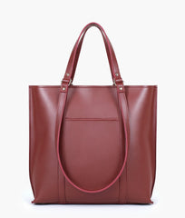 RTW Creation - Burgundy double-handle tote bag