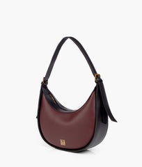 RTW Creation - Burgundy with black hobo bag