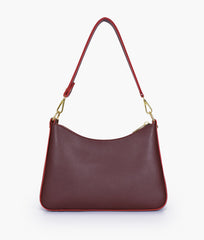 RTW Creation - Burgundy hobo evening bag