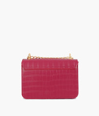RTW Creation - Burgundy mini chain-handle cross-body bag