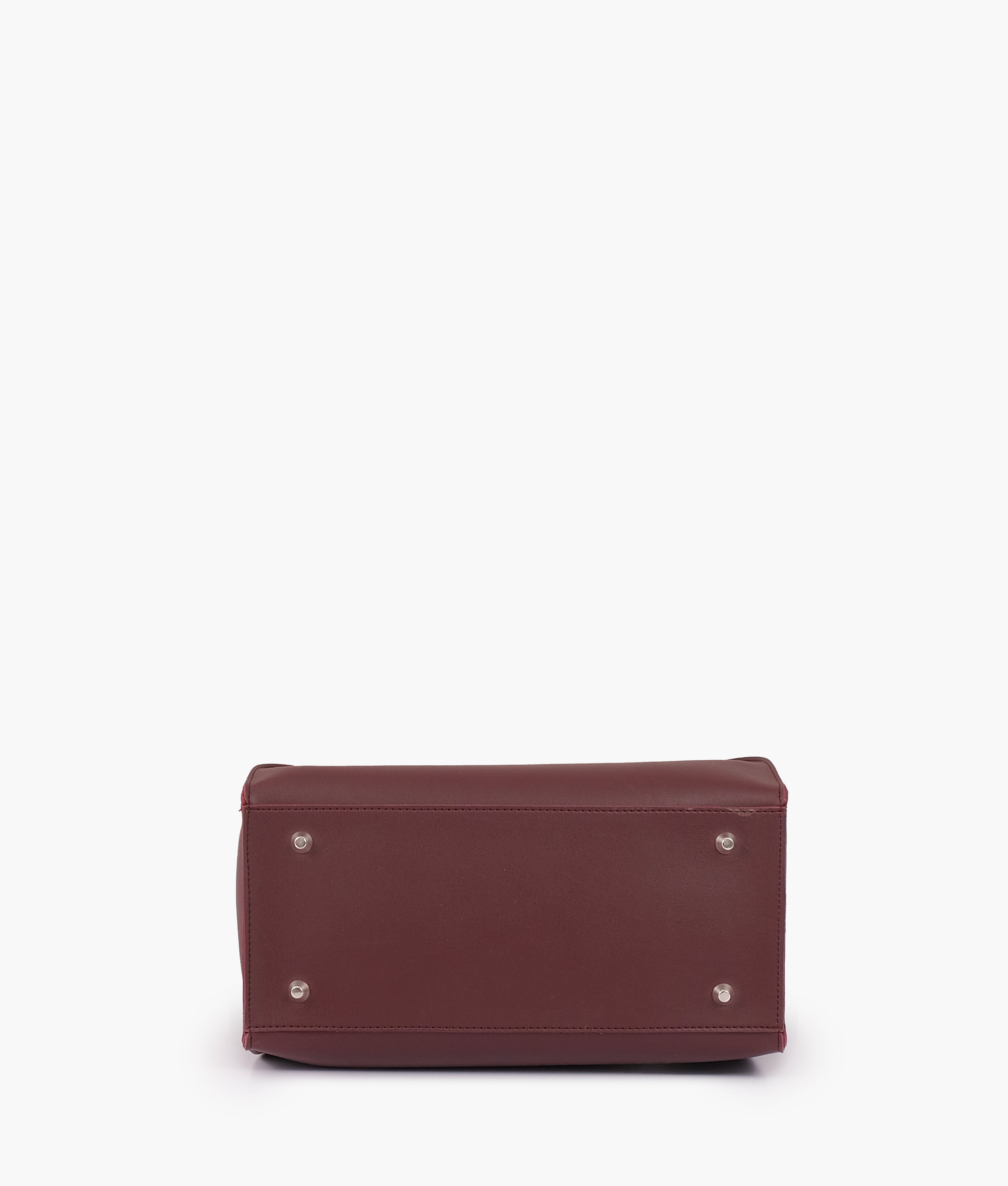 RTW Creation - Burgundy shopping tote bag