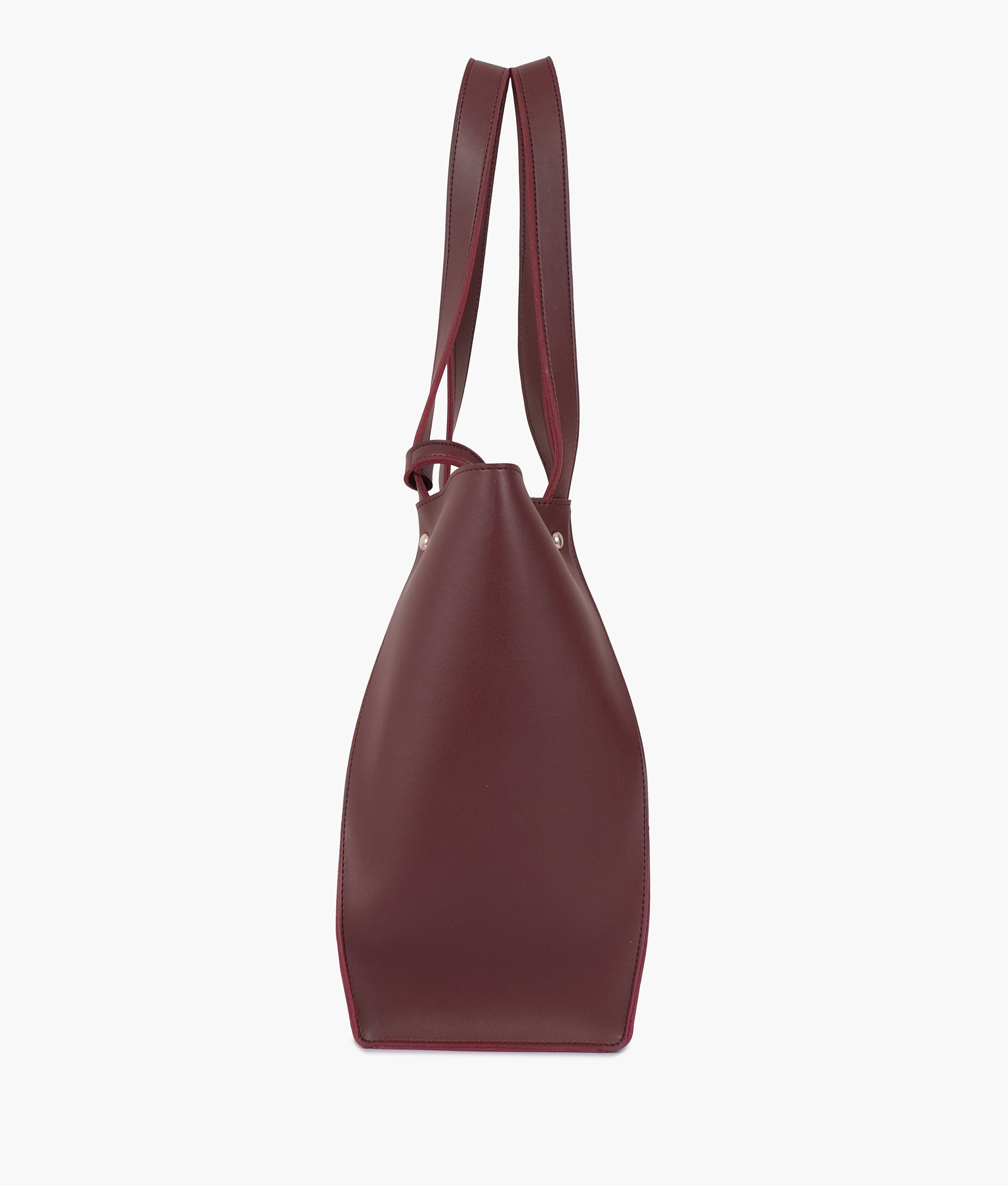 RTW Creation - Burgundy shopping tote bag
