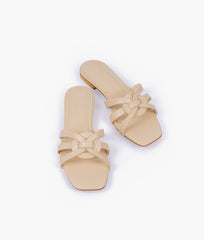 RTW Creation - Casual beige slip-on