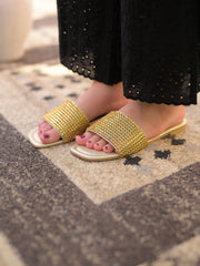Mgs Style Slipper Collection-Celeste Luxe Flats Gilded Glow