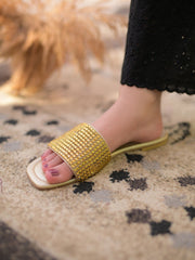 Mgs Style Slipper Collection-Celeste Luxe Flats Gilded Glow