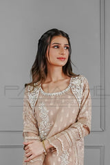 Manahils Stitched Formals K-192-Classy Rosette Couture