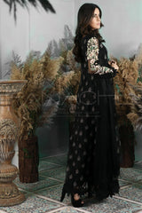 Manahils Stitched Formals K-130-Coal Damsel