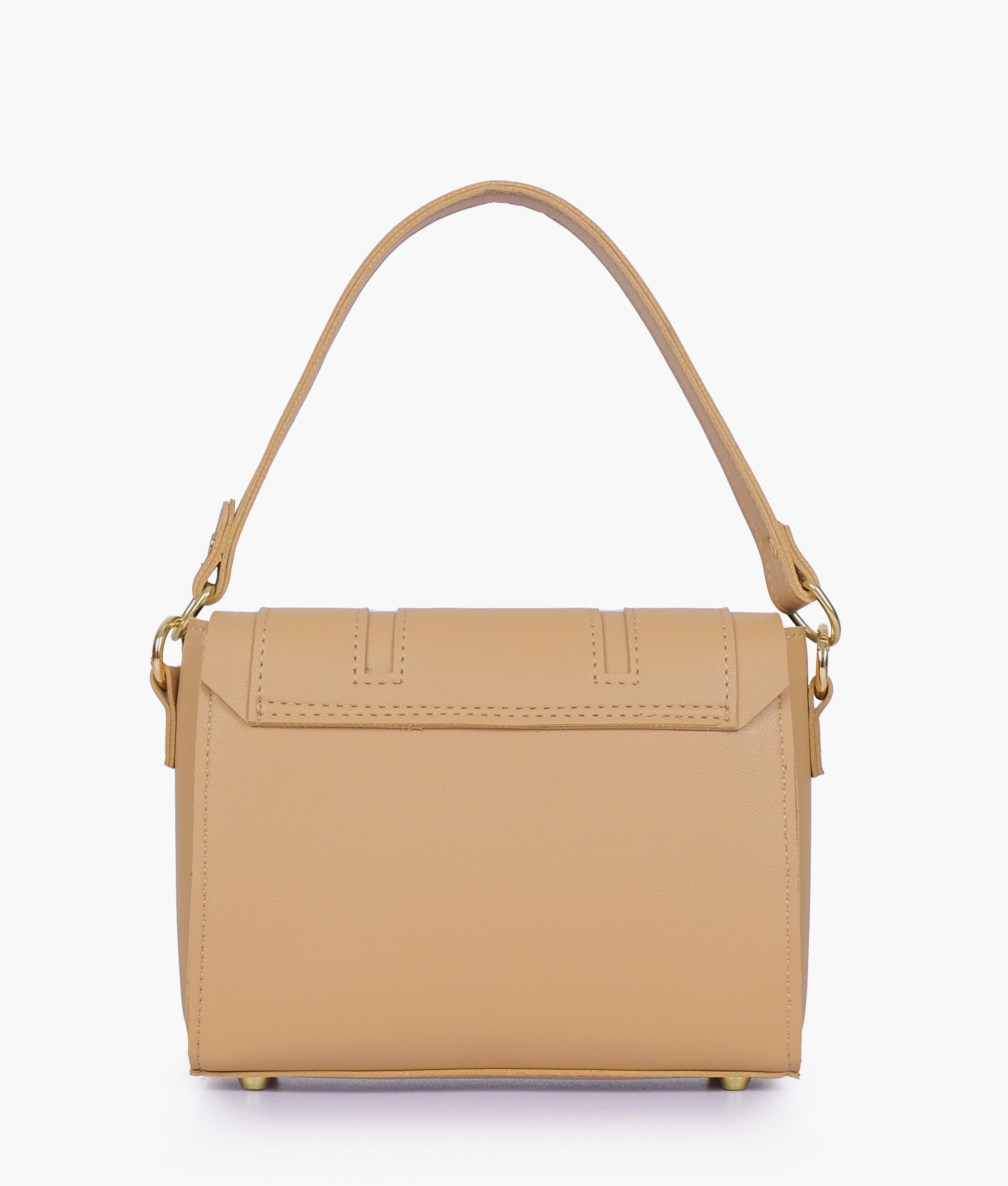 RTW Creation - Coffee compact top-handle cross-body bag