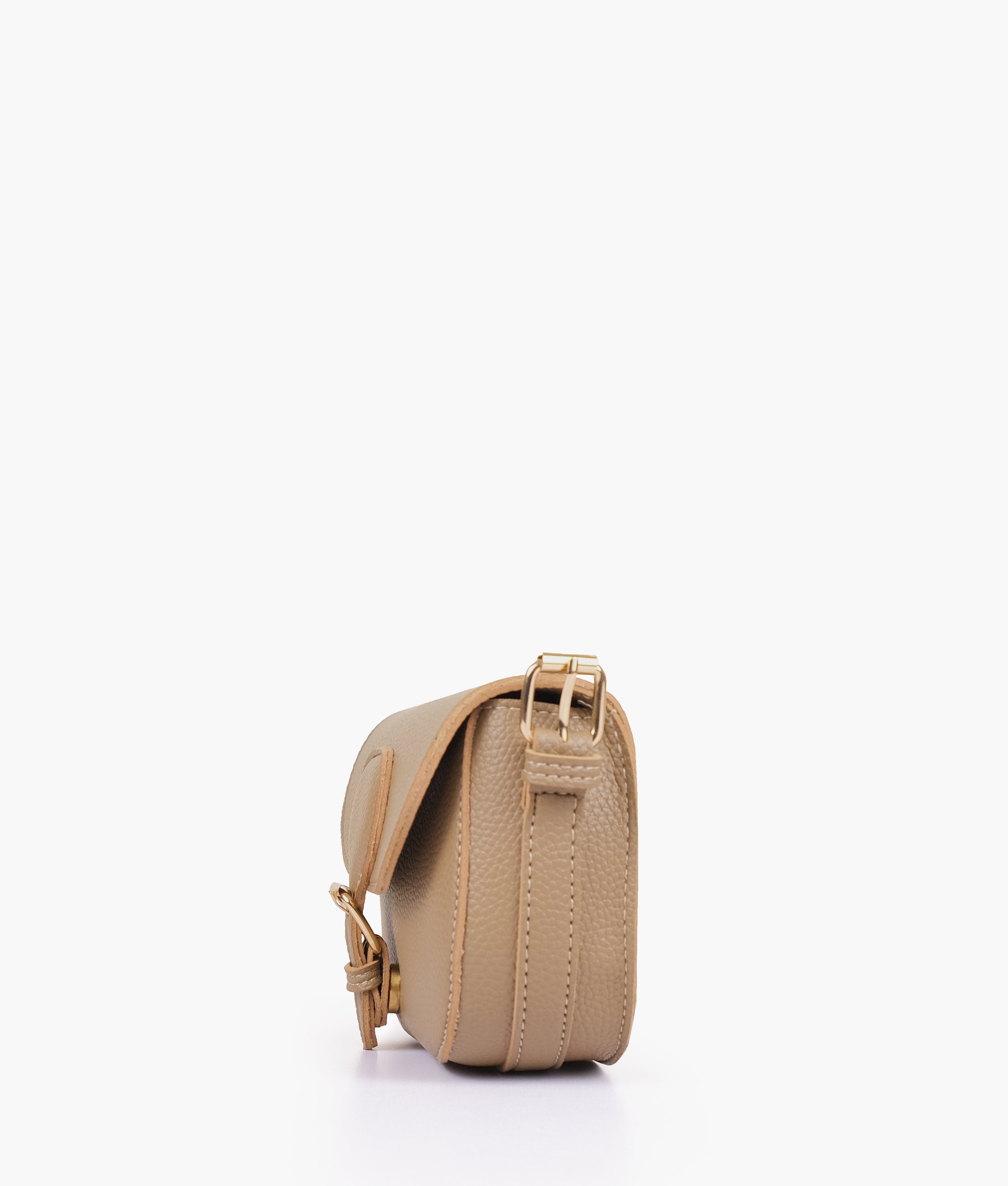 RTW Creation - Coffee east-west shoulder bag