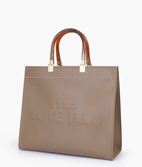 RTW Creation - Coffee signature tote bag