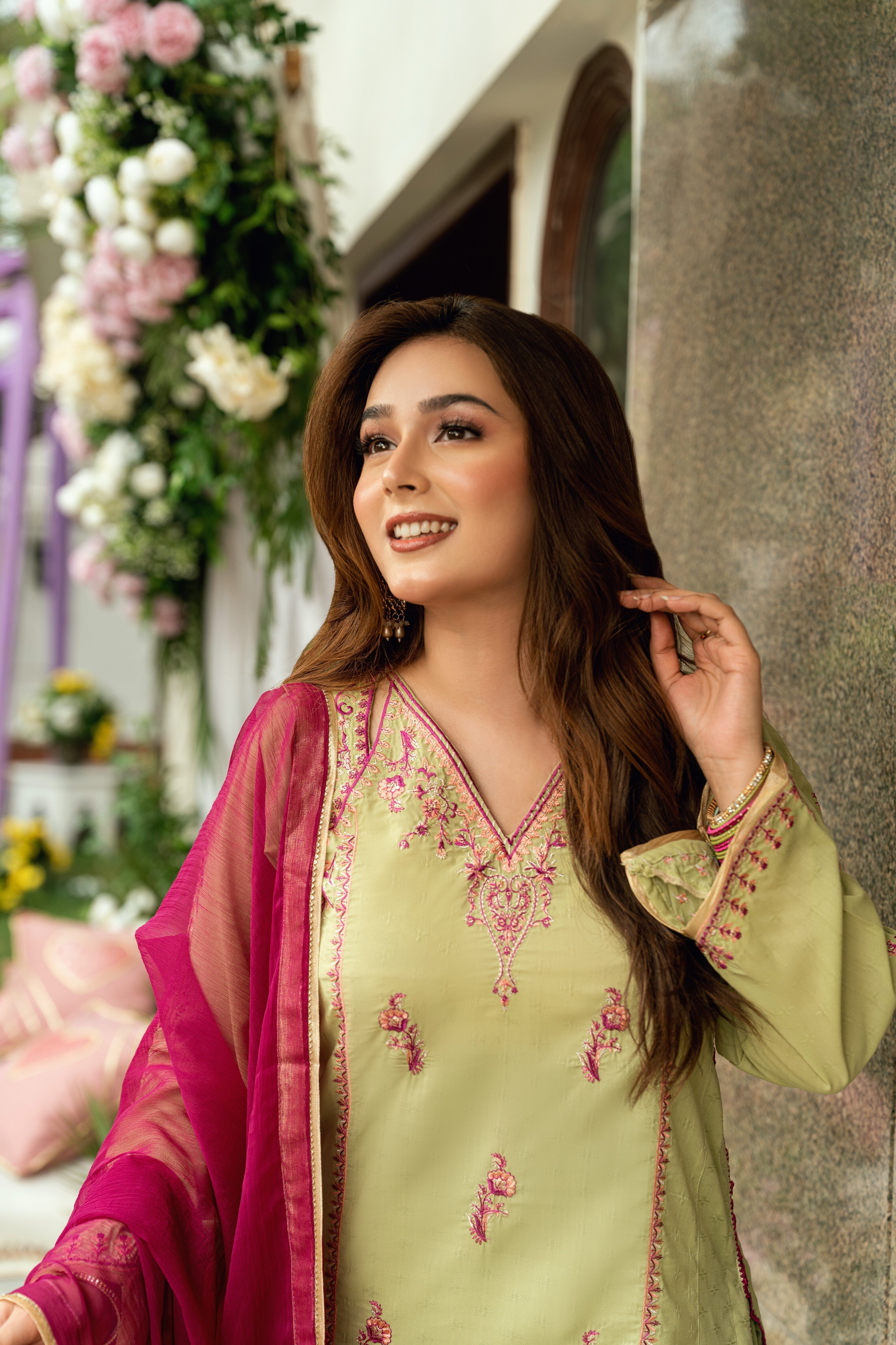 Baat Pakki Omal by Komal Stitched 3 Piece Dobby Collection'2025-Seerat
