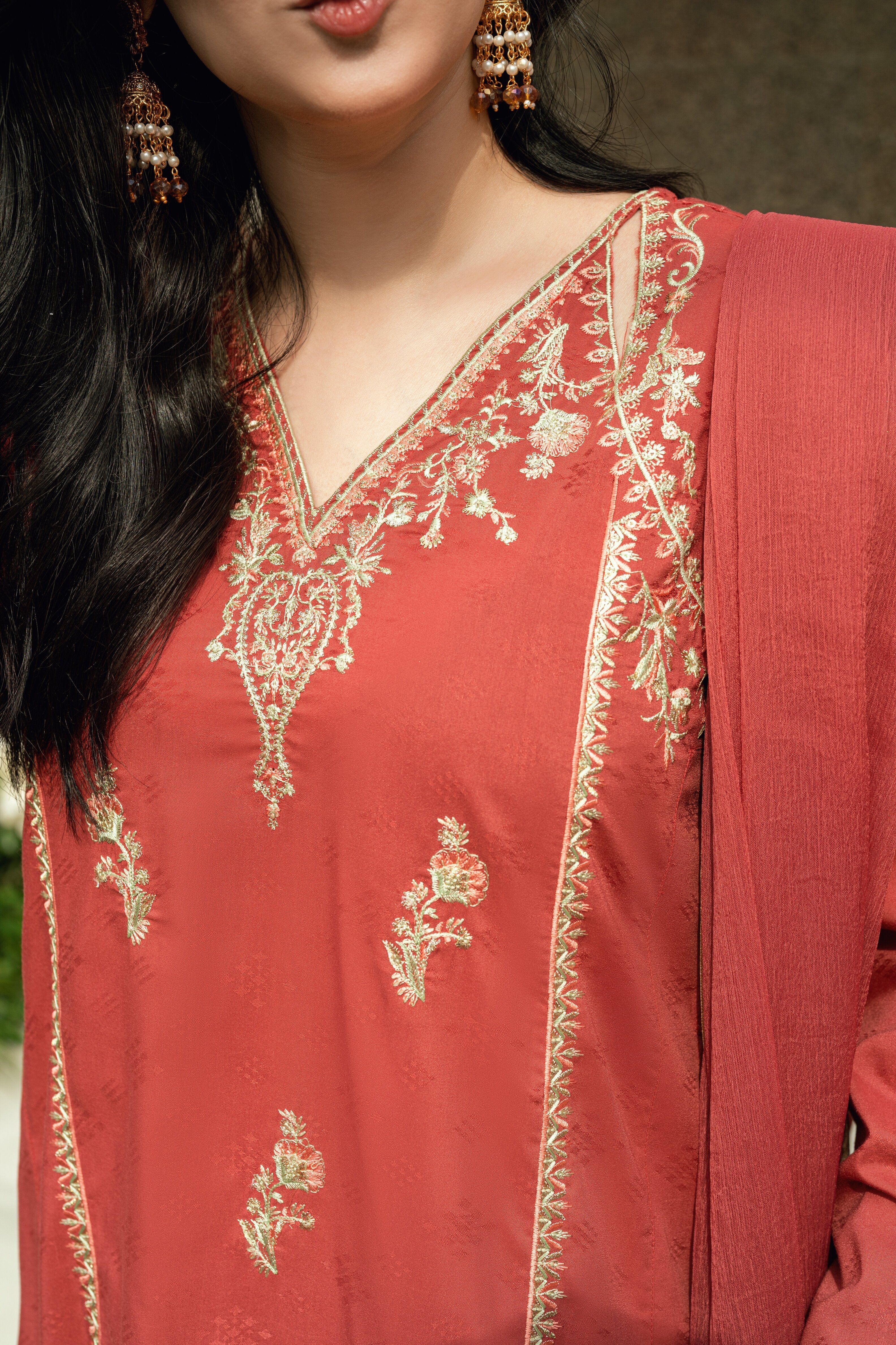 Baat Pakki Omal by Komal Stitched 3 Piece Dobby Collection'2025-Mehrmah