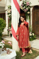 Baat Pakki Omal by Komal Stitched 3 Piece Dobby Collection'2025-Mehrmah