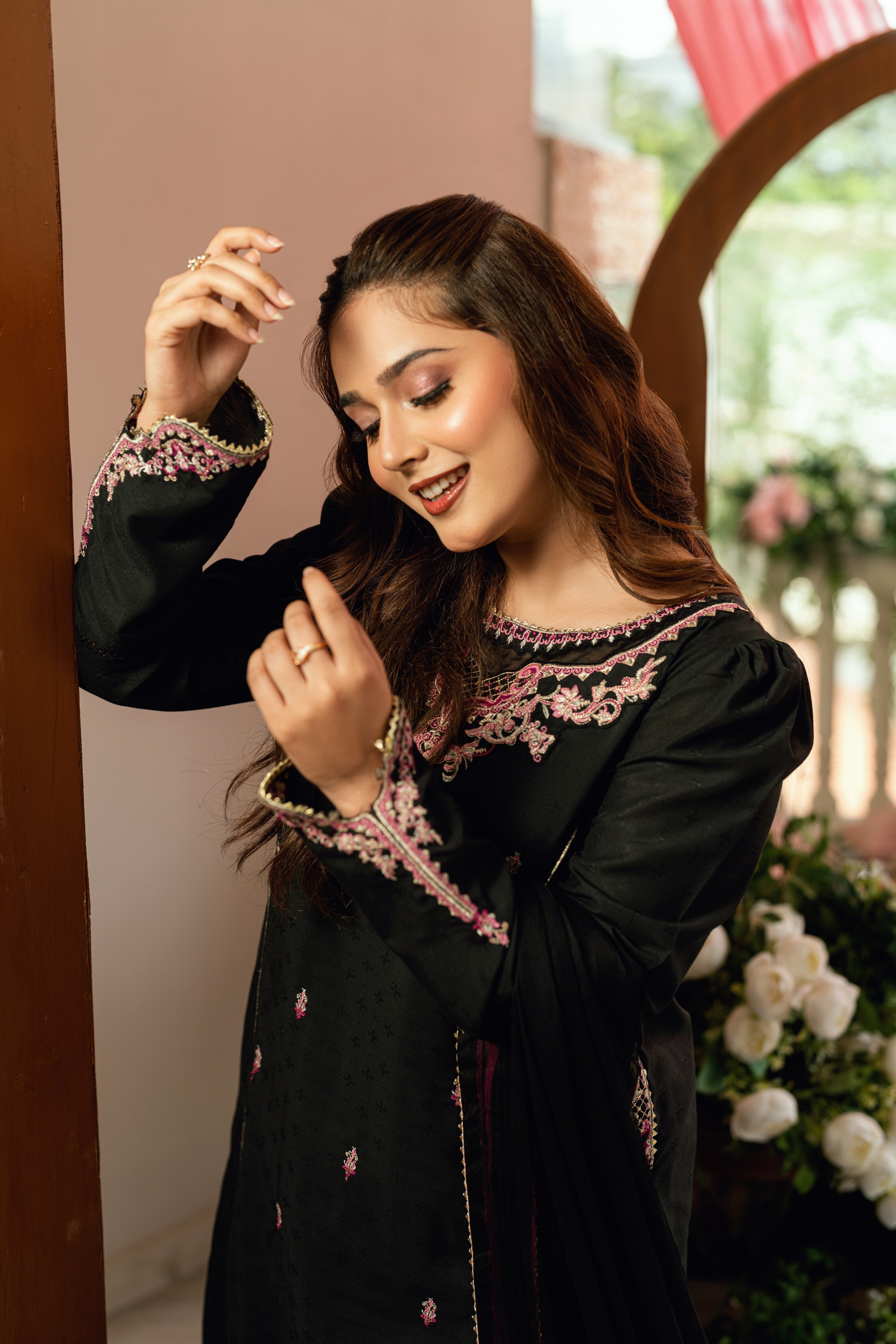 Baat Pakki Omal by Komal Stitched 3 Piece Dobby Collection'2025-Shehrzad