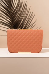 Fineur Shoulder Bag  Quilted Charm - Bronze