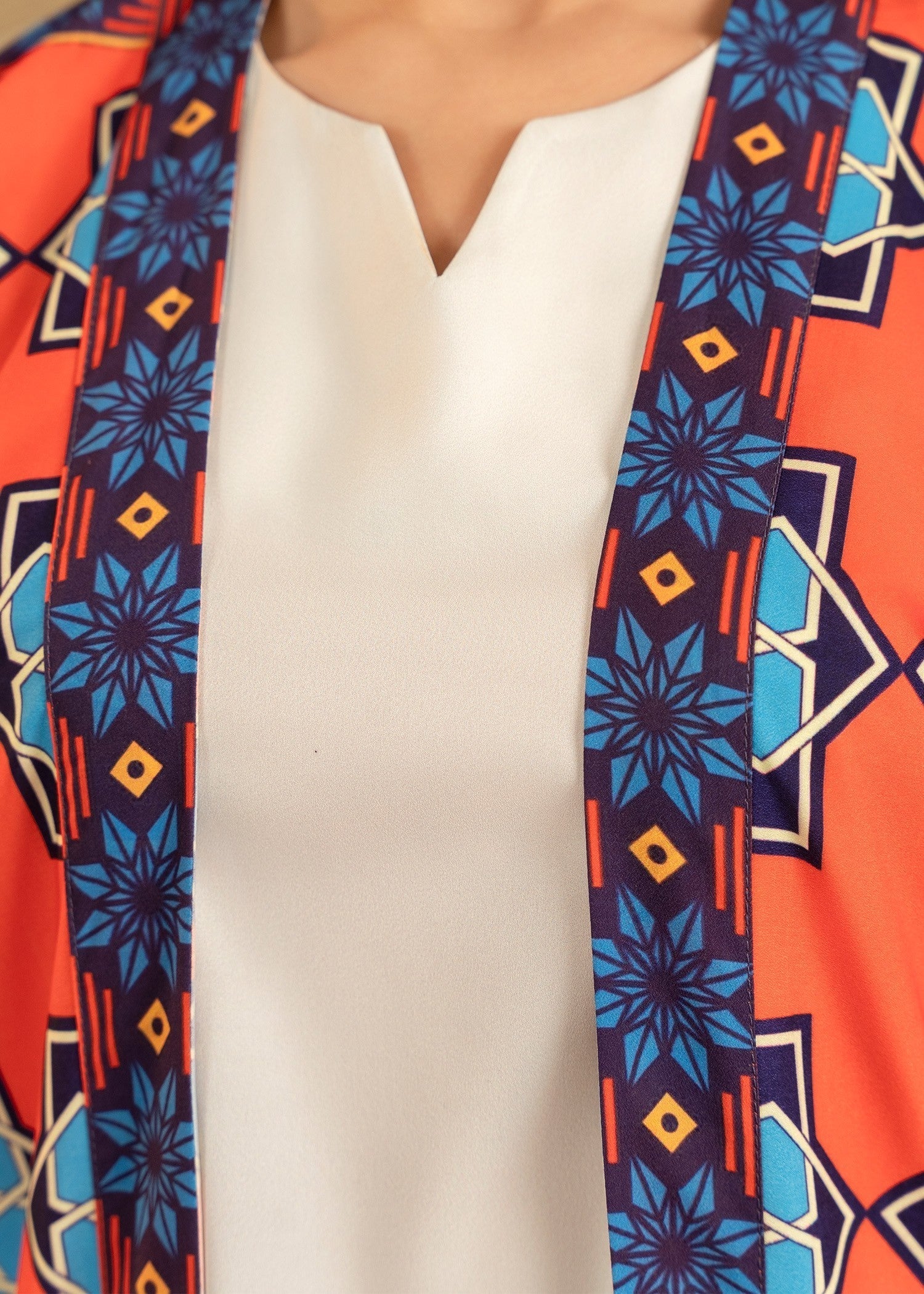 Stitch Vibes Off White Under Shirt & Trouser