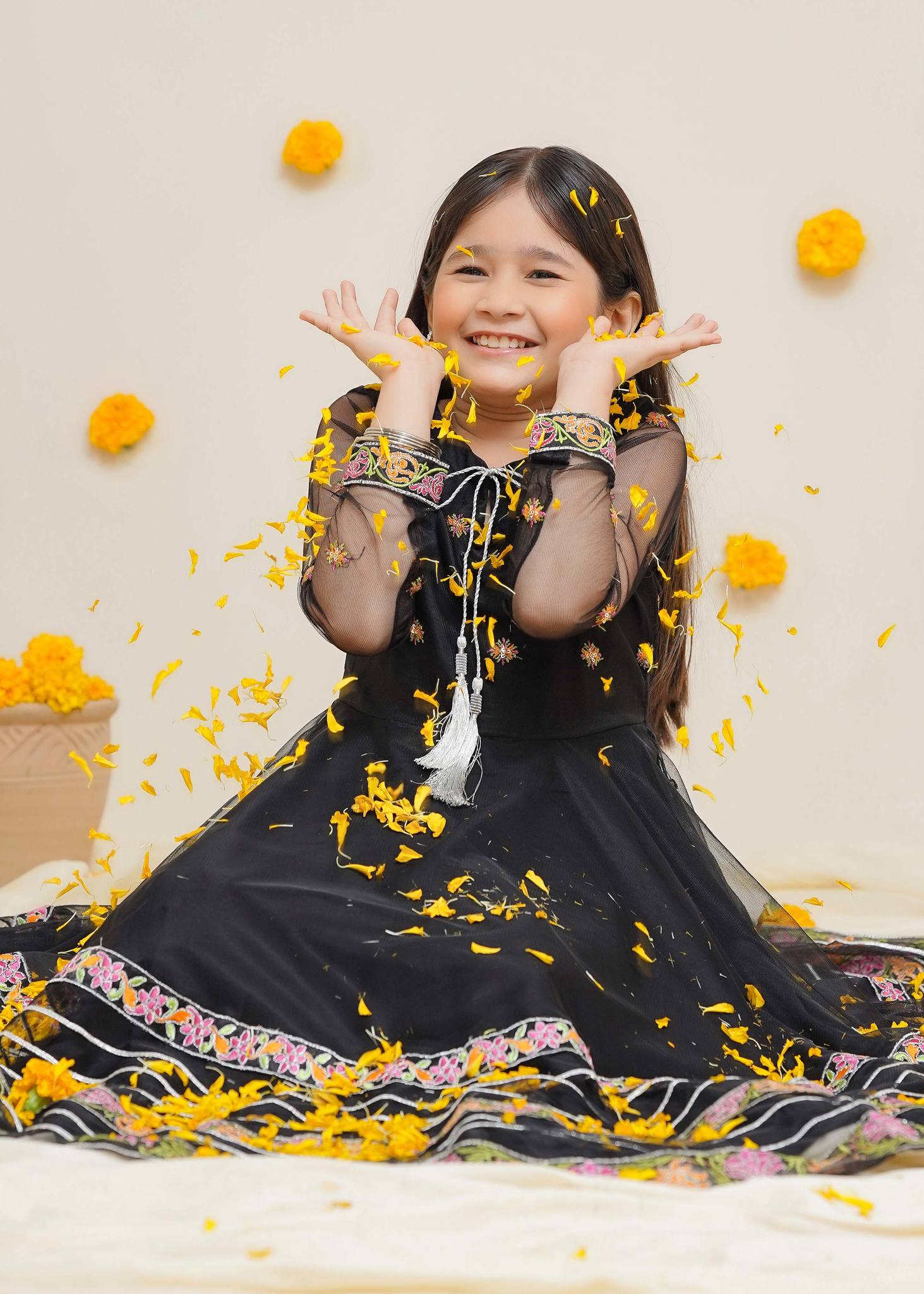 Modest Stitched 3 Piece Kids Formals Collection'2024-Tabeer