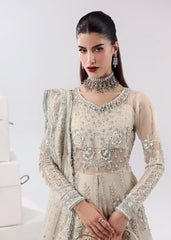 L'amore By Sardinia Unstitched 3 Piece Luxury Formals Handwork Edit Suit-Pearl Mist