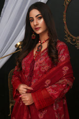 Threads & Weaves 3 PC - Embroidered Lawn Suit-L23205