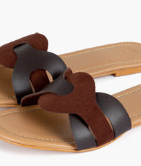 RTW Creation - Dark brown suede flats