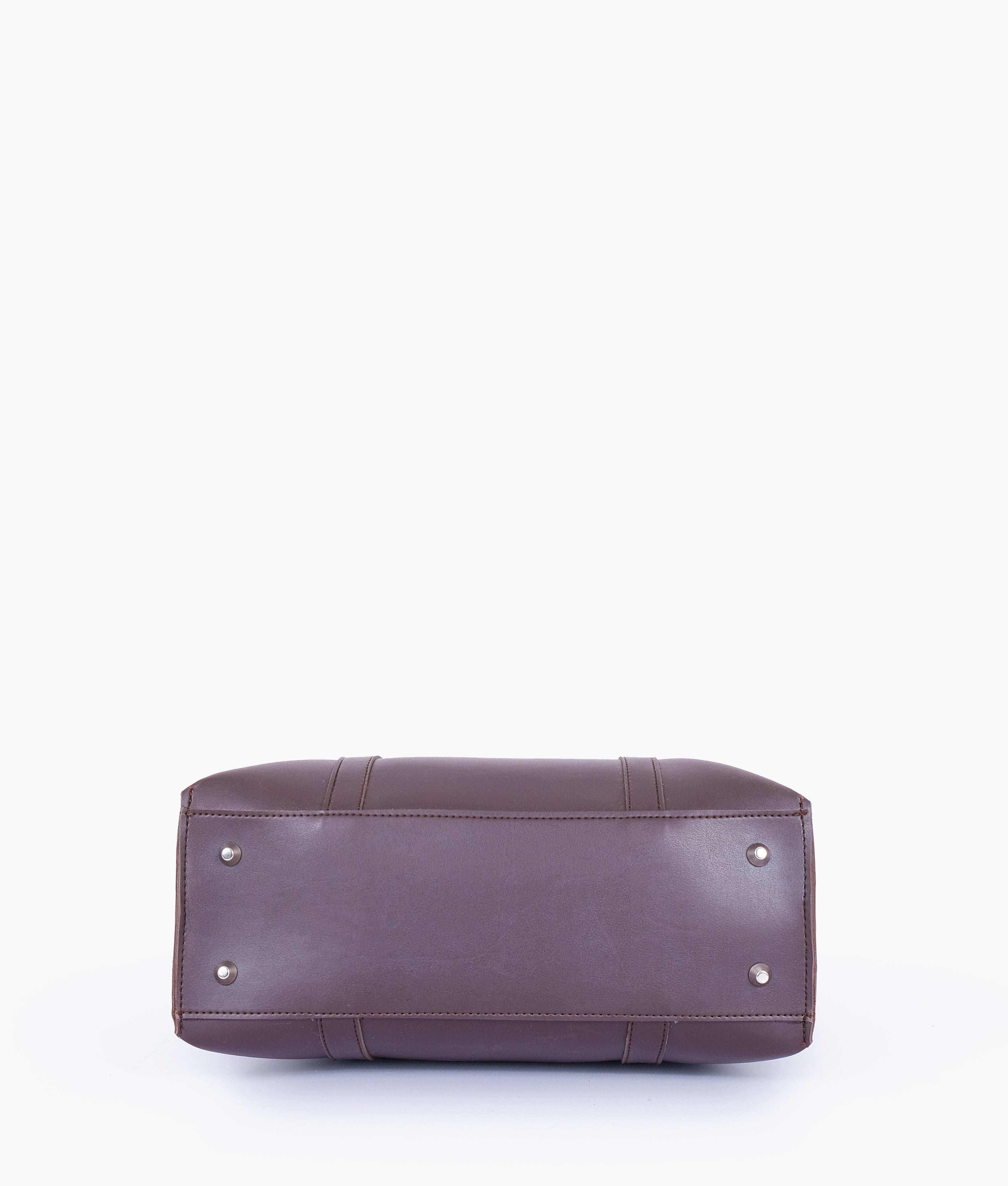 RTW Creation - Dark brown double-handle tote bag