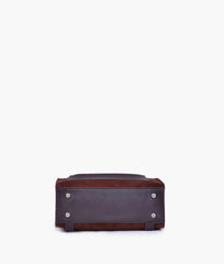 RTW Creation - Dark brown suede adventure backpack