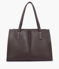 RTW Creation - Dark brown work tote bag