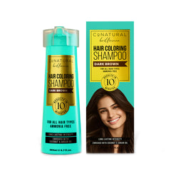 Conatural-Hair Coloring Shampoo Dark Brown