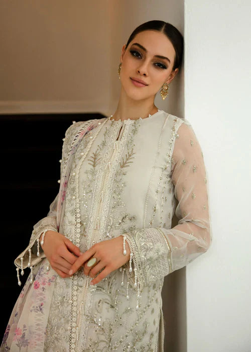 Meeral Luxe Unstitched 3 Piece Formals Collection'2025-Husn-e-Nazar - Meeral Luxe