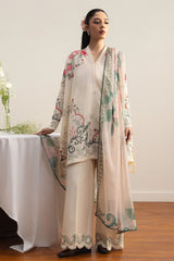 Coco By Zara Shahjahan Unstitched 3 Piece Prints Drop Two Suit-9B-REI