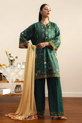Coco By Zara Shahjahan Unstitched 3 Piece Prints Drop Two Suit-7B-TAKARA
