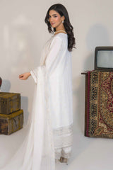 Serene By Azmeerah Stitched 3 Piece Hand Emb Festive Pret Suit-02-Dove