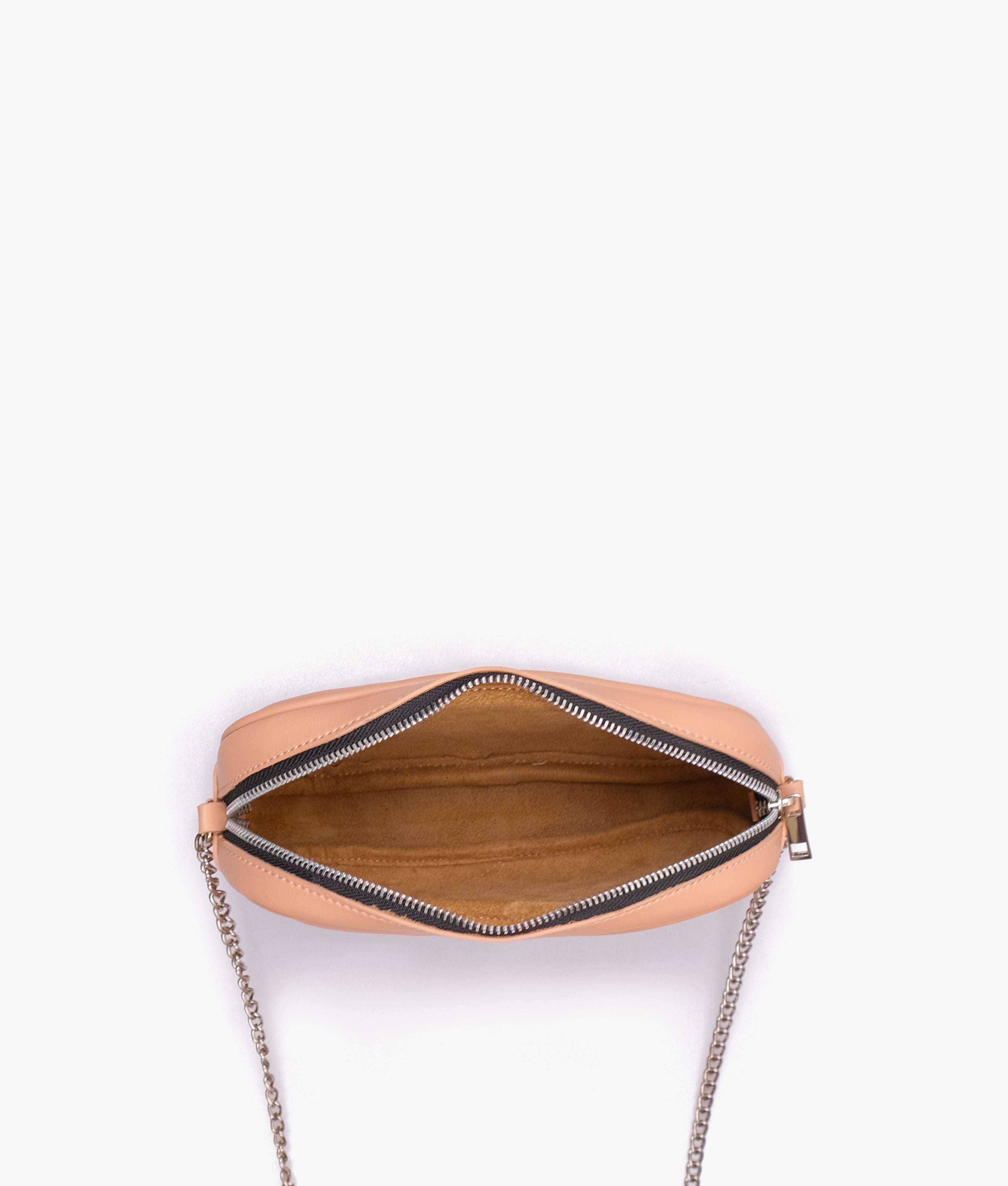 RTW Creation - Peach mini quilted crossbody bag