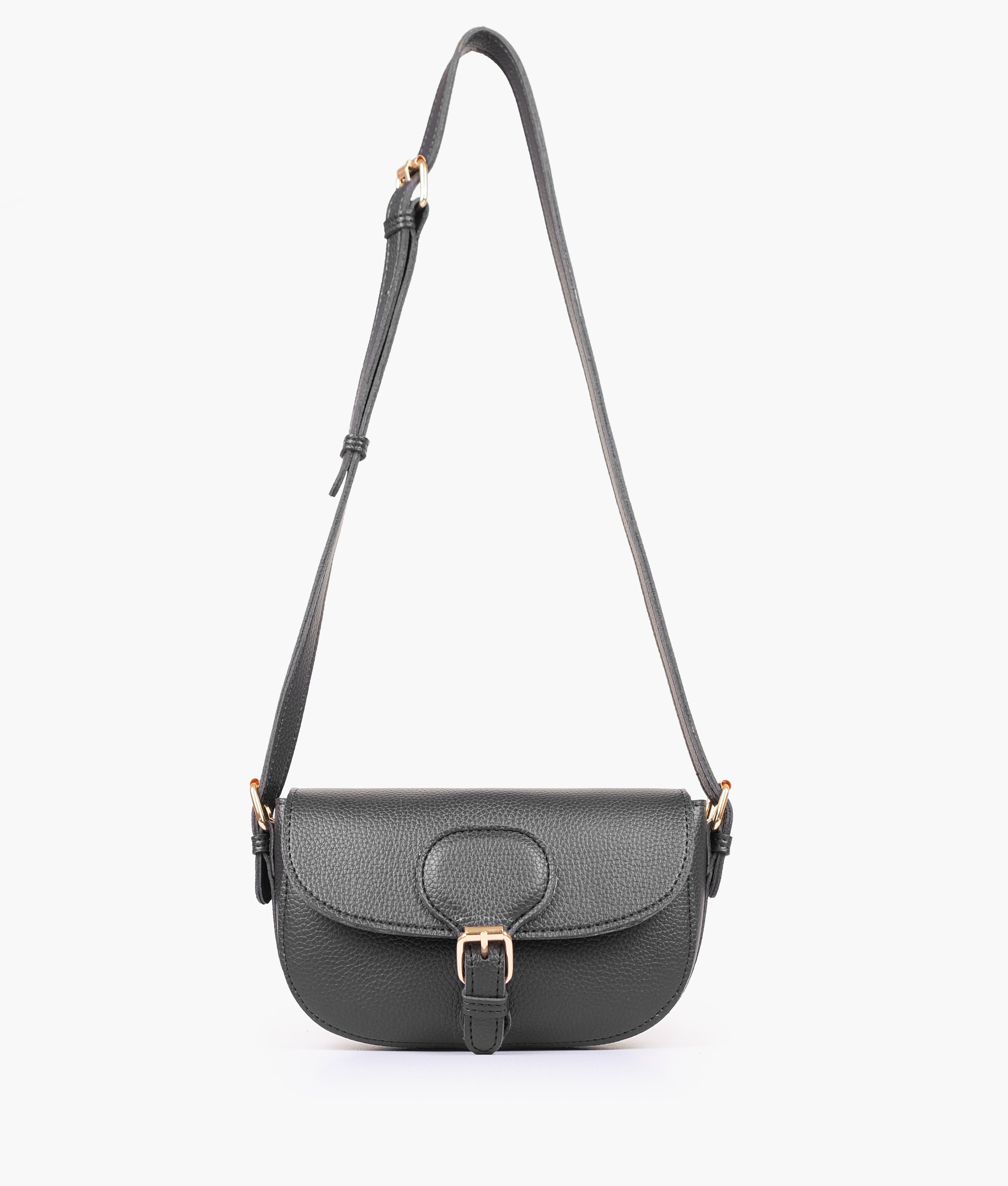 RTW Creation - Black east-west shoulder bag