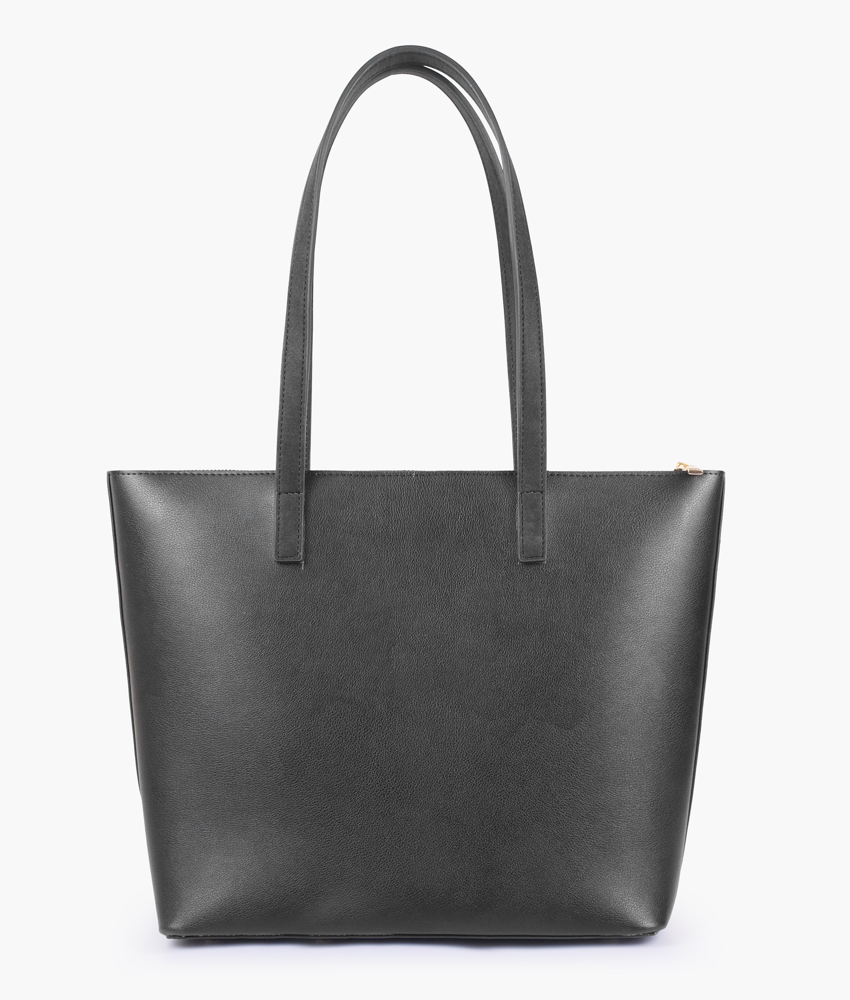 RTW Creation - Black front pocket tote bag
