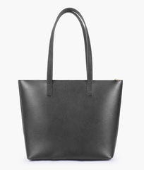 RTW Creation - Black front pocket tote bag